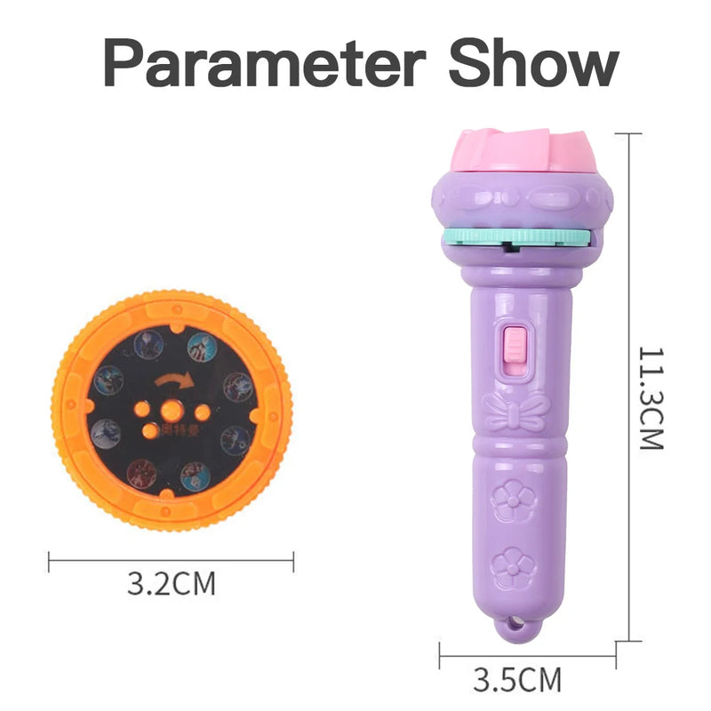 "Histórias Iluminadas: Projetor de Luz para Dormir e Brincar com Criatividade!"