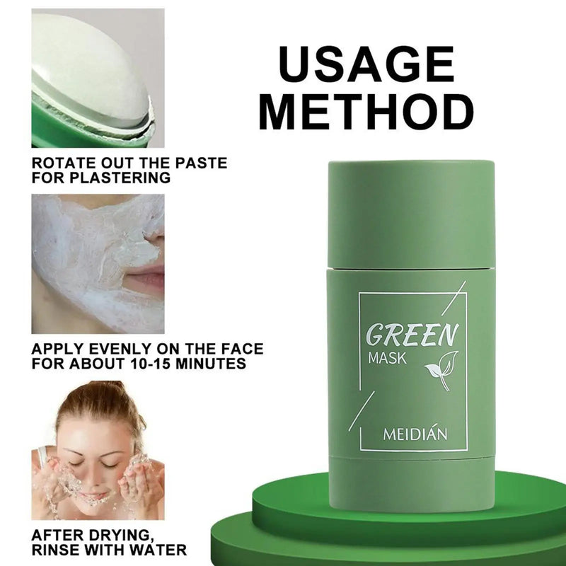 Green Mask Stick Tira Acne Espinhas Limpa Pele E Hidrata